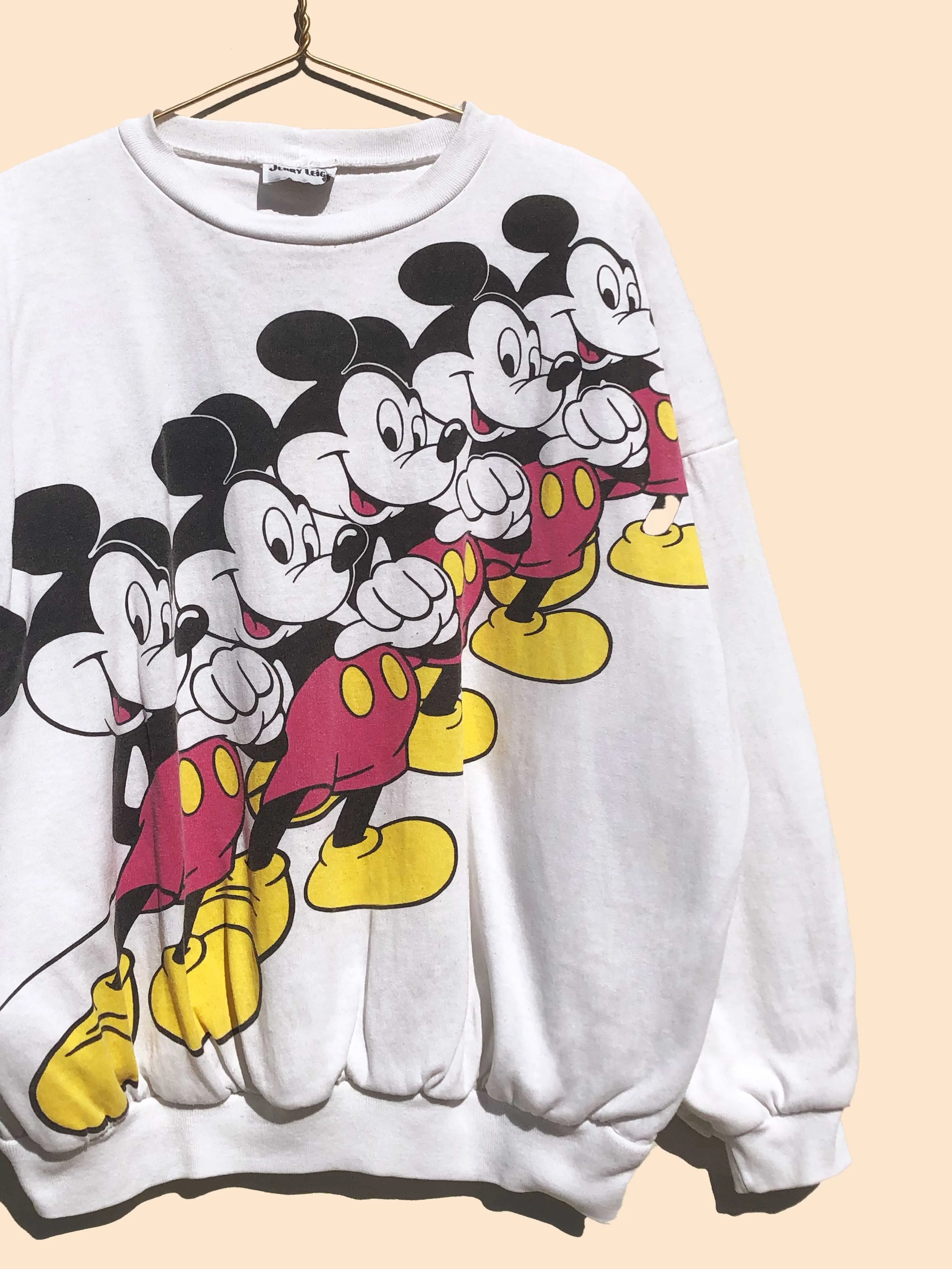 90's Jerry Leigh Mickey Mouse Sweater White (S/M)