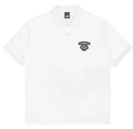 A BATHING APE  |Pullovers Street Style Plain Cotton Short Sleeves Logo Polos