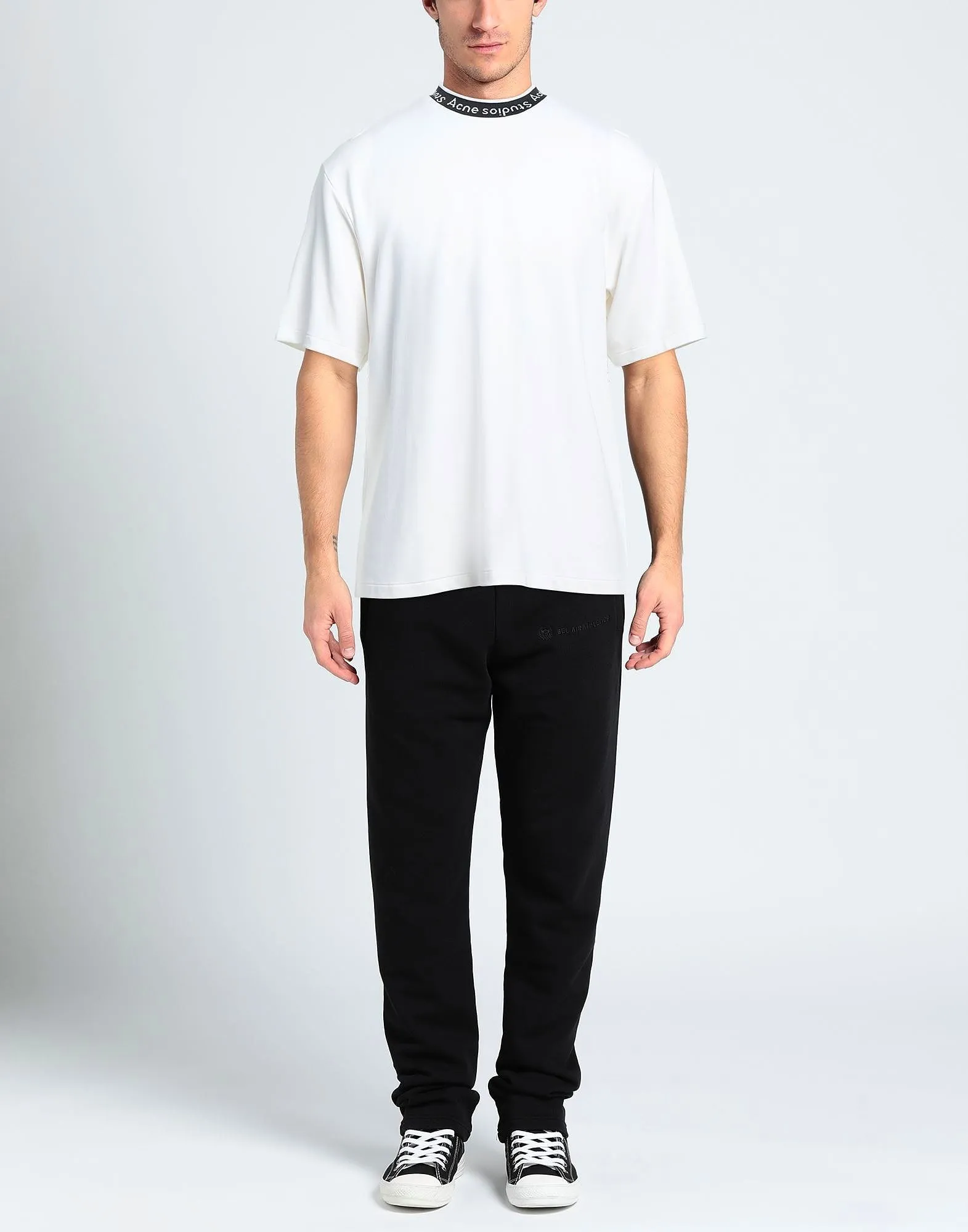 Acne Studios  |Crew Neck Pullovers Street Style Plain Cotton Short Sleeves