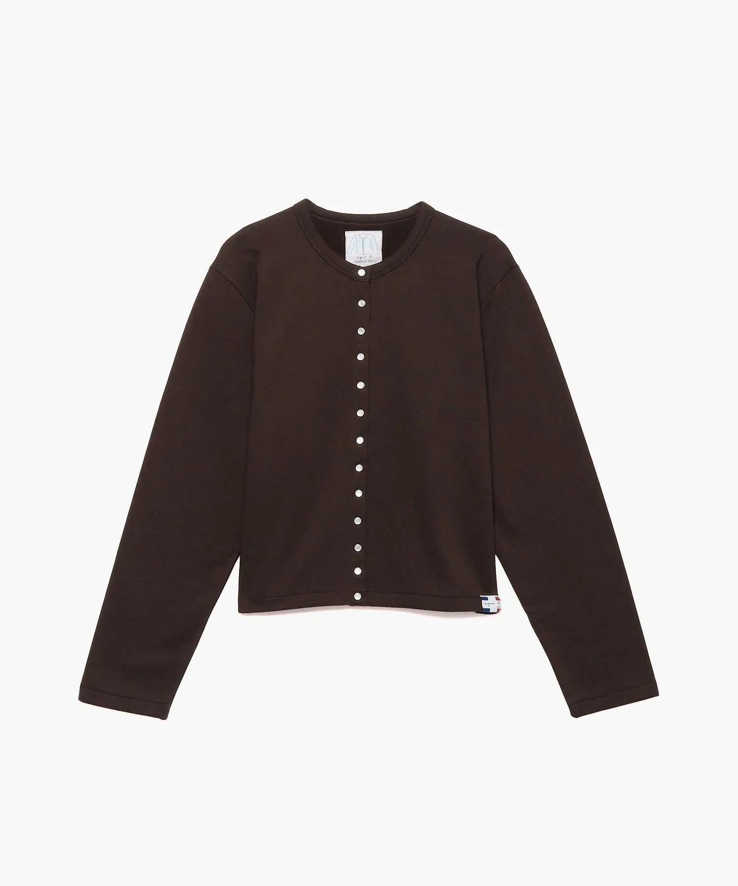 Agnes b  |Long Sleeves Plain Cardigans