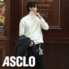 ASCLO  |Pullovers Unisex Street Style Long Sleeves Plain Oversized