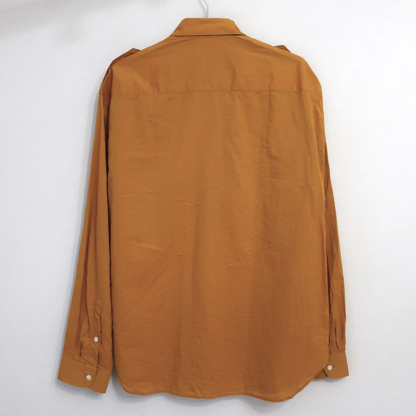 BAGUTTA  |Long Sleeves Plain Cotton Shirts