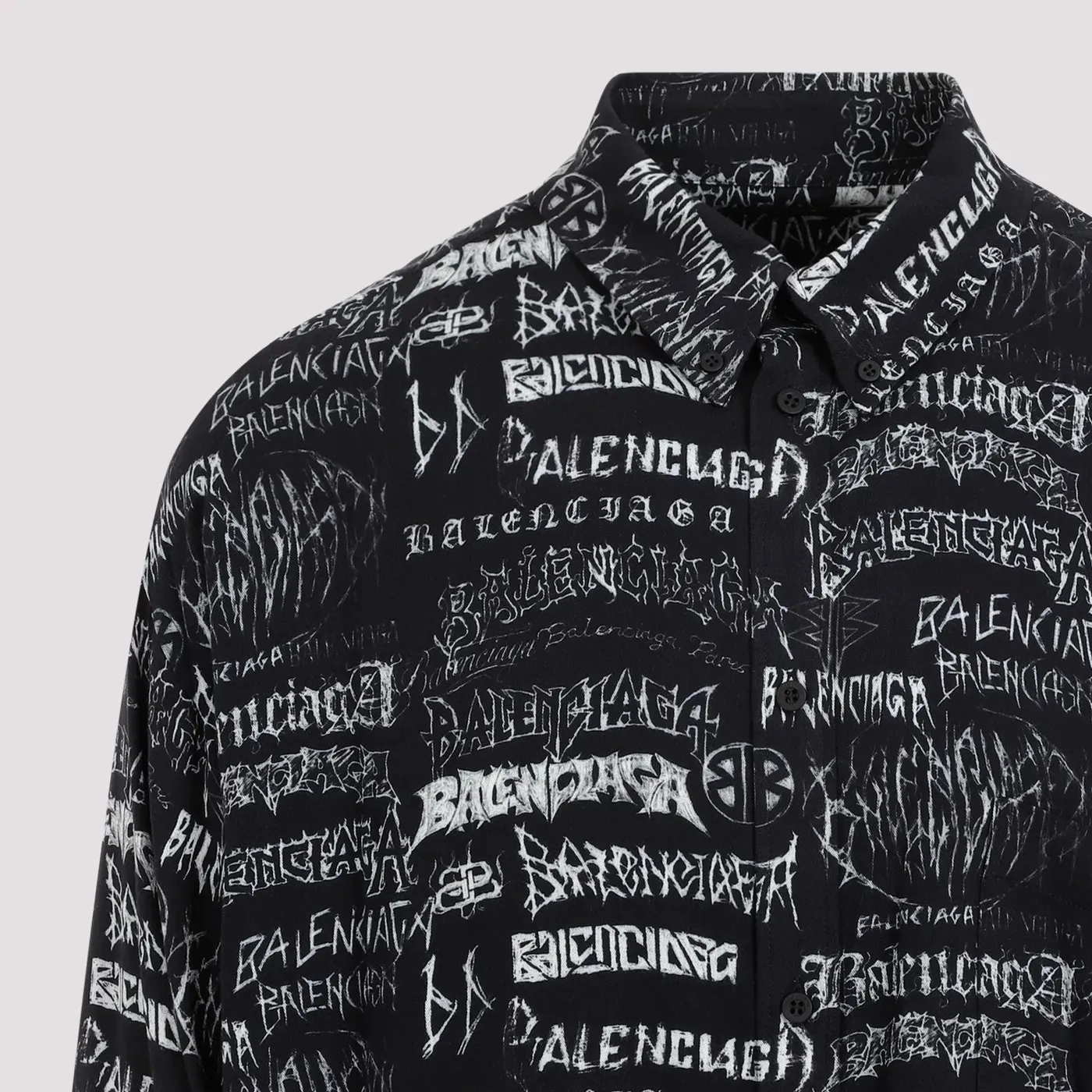 BALENCIAGA  |Long Sleeves Logo Luxury Shirts