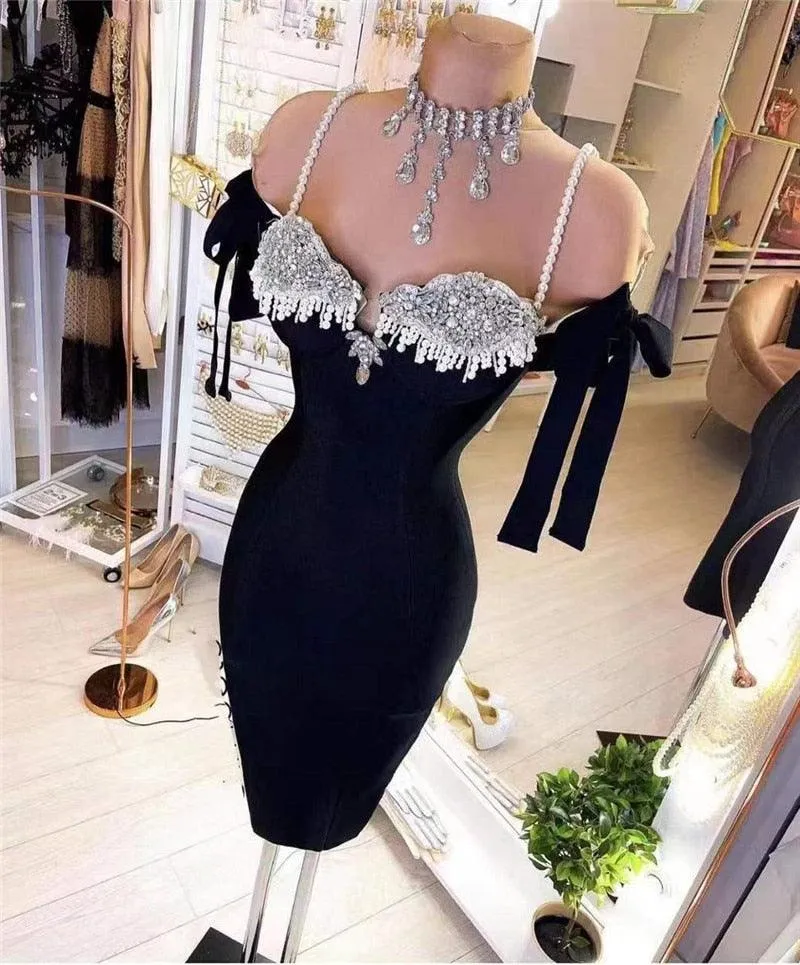 Bandage Dress Off Shoulder Strapless Strap Bodycon Club Sexy Dress