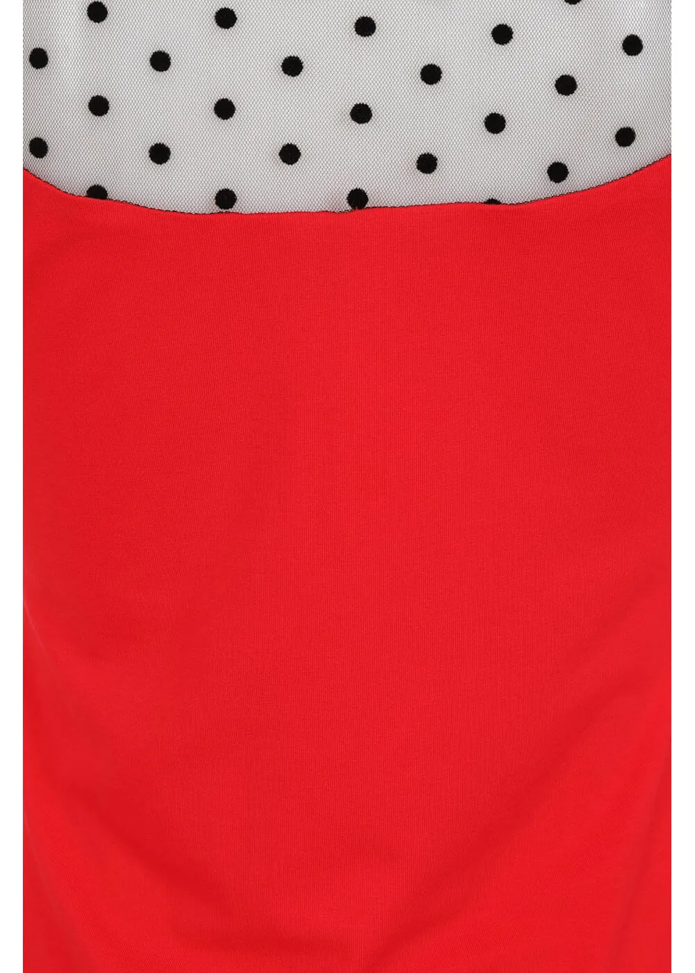 Banned Smoulder Polkadot 50's Top Red