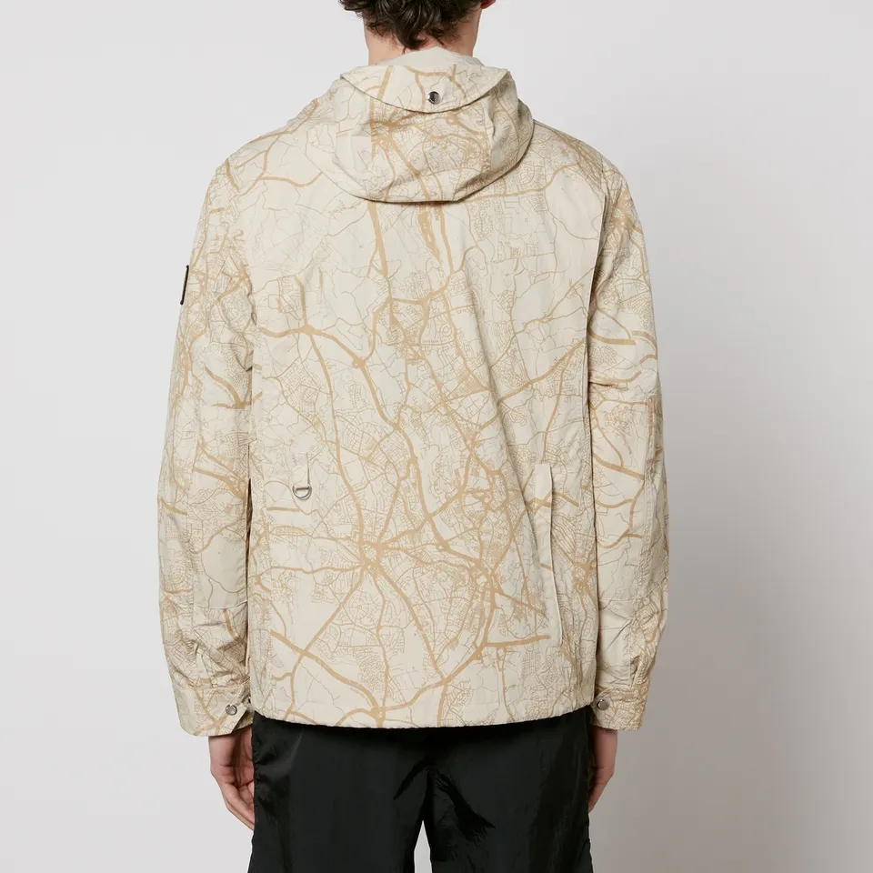 Belstaff Castmaster Map Shell Parka Jacket - IT 46/S | Coggles