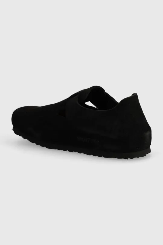 Birkenstock suede shoes London men's black color 1028103