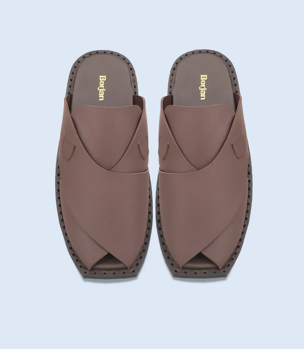 BM5581-BROWN-Men Peshawari's