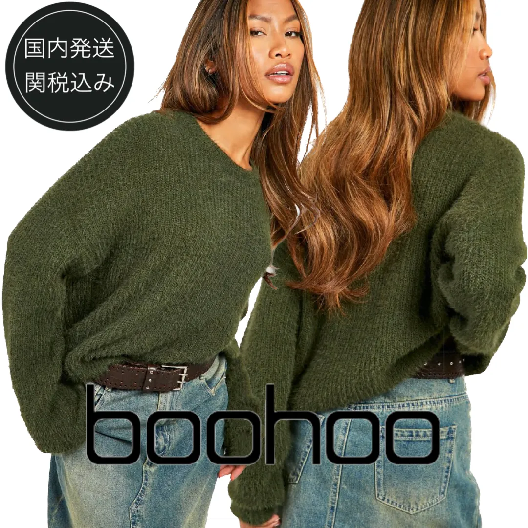 boohoo  |Casual Style Long Sleeves Plain Party Style Office Style