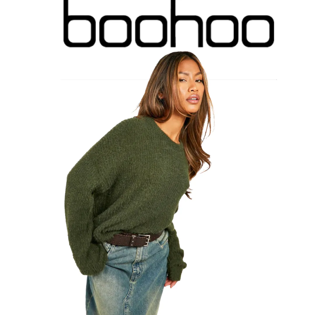 boohoo  |Casual Style Long Sleeves Plain Party Style Office Style