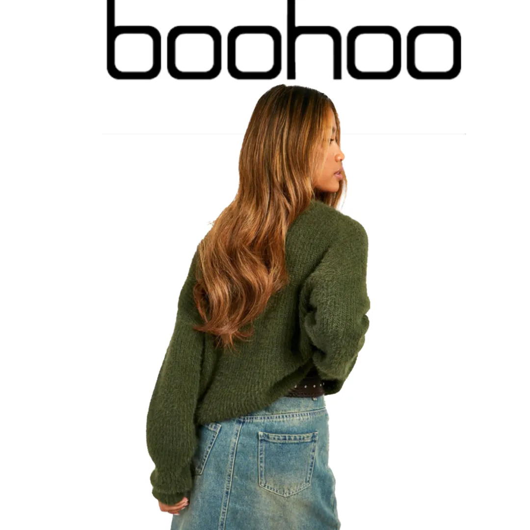 boohoo  |Casual Style Long Sleeves Plain Party Style Office Style