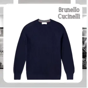 BRUNELLO CUCINELLI  |Long Sleeves Cotton Sweaters