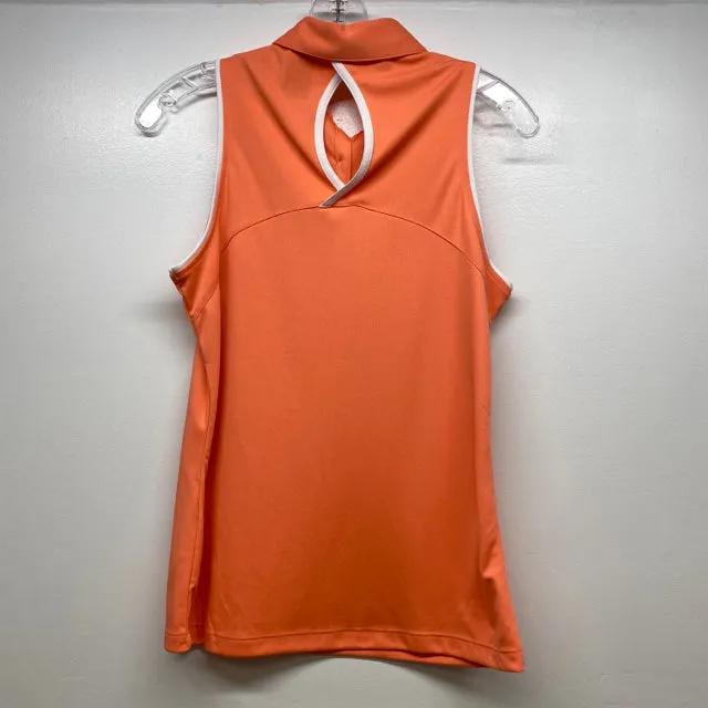 Callaway Women's Size S Peach Solid Sleeveless Activewear Top