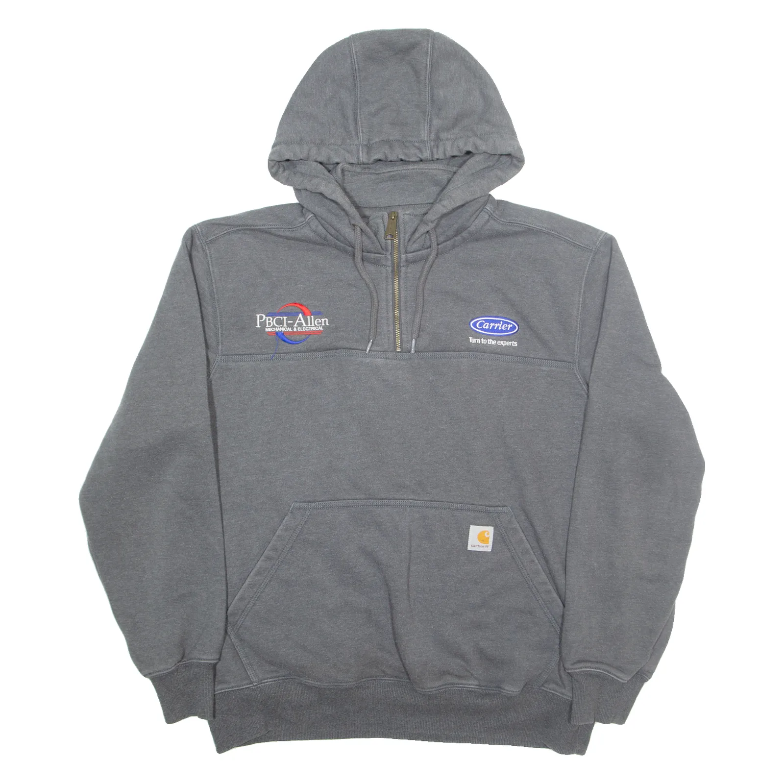 CARHARTT PBCI-Allen Mens Grey Hoodie Full Zip L