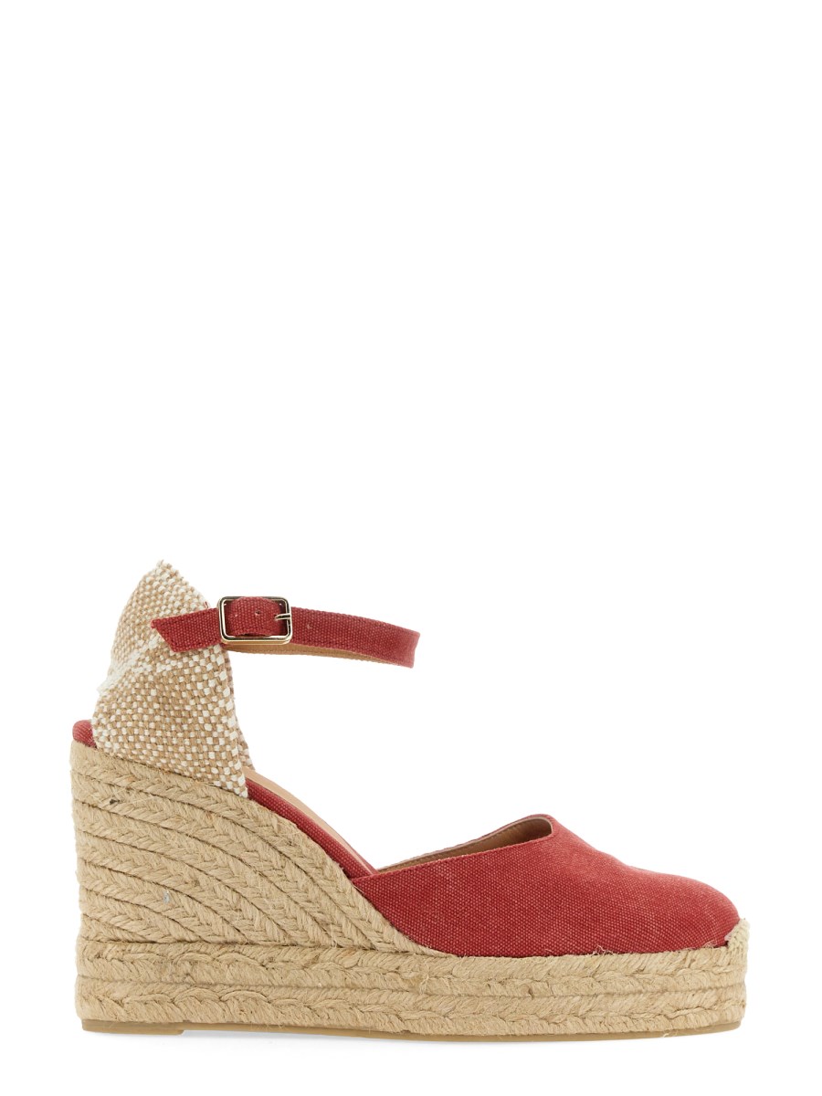 CASTANER    COTTON CANVAS CAROL ESPADRILLES WITH WEDGE