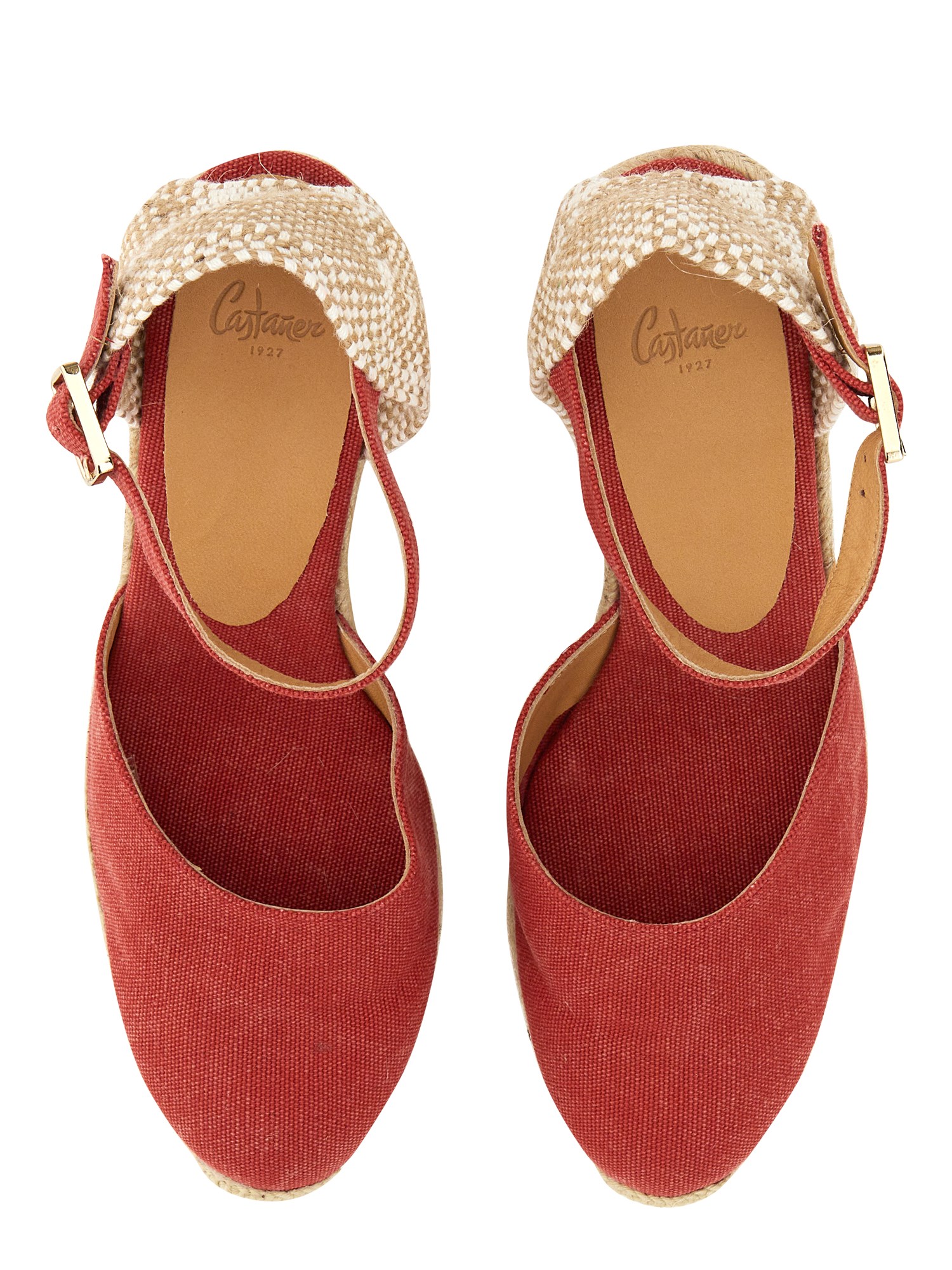 CASTANER    COTTON CANVAS CAROL ESPADRILLES WITH WEDGE