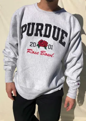 Champion Purdue Rose Bowl Sweater Grey (XL)