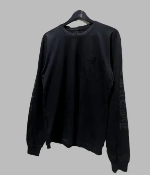 CHROME HEARTS  |Pullovers Street Style Long Sleeves Cotton