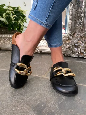 Chunky Chain Mules