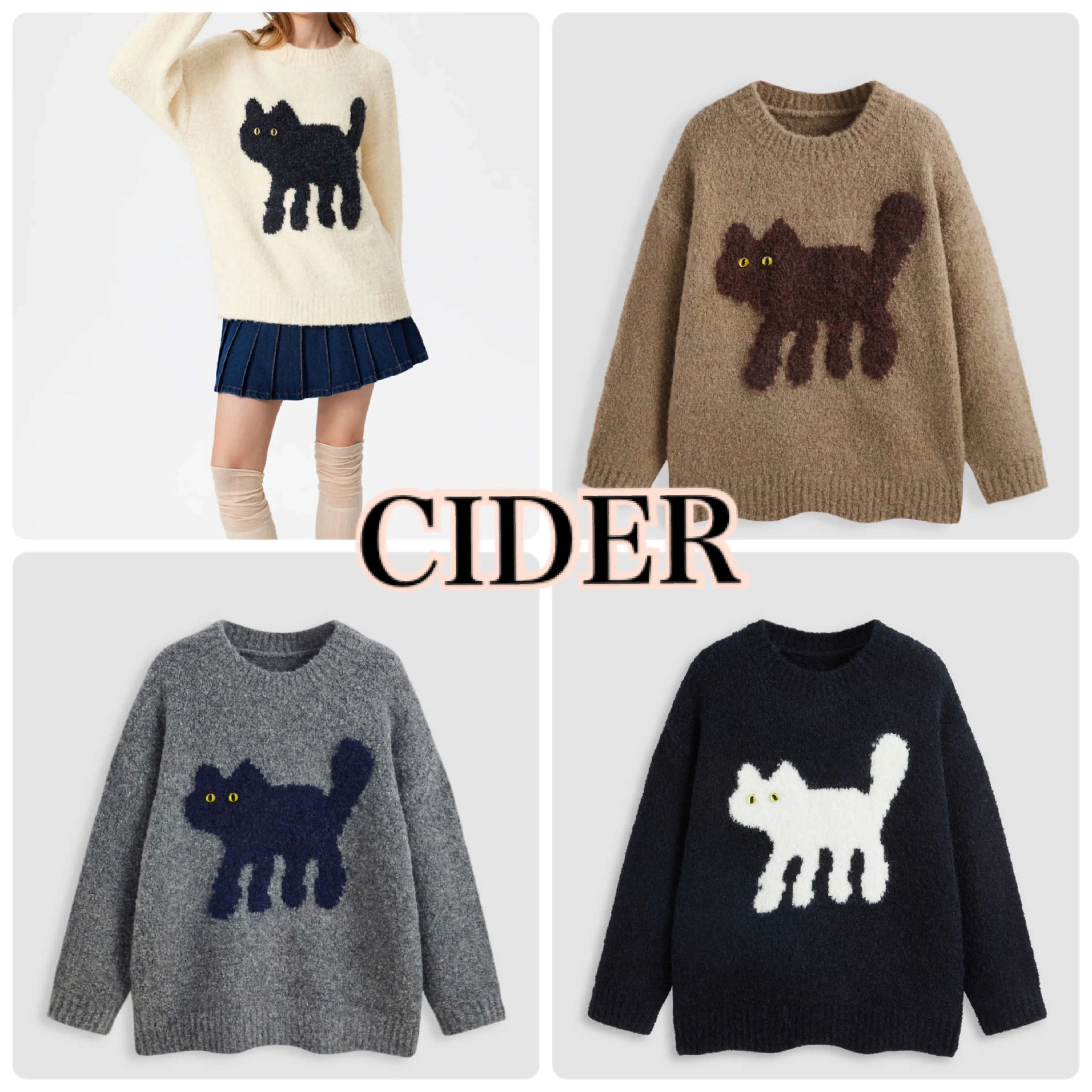 Cider  |Casual Style Street Style Long Sleeves Plain