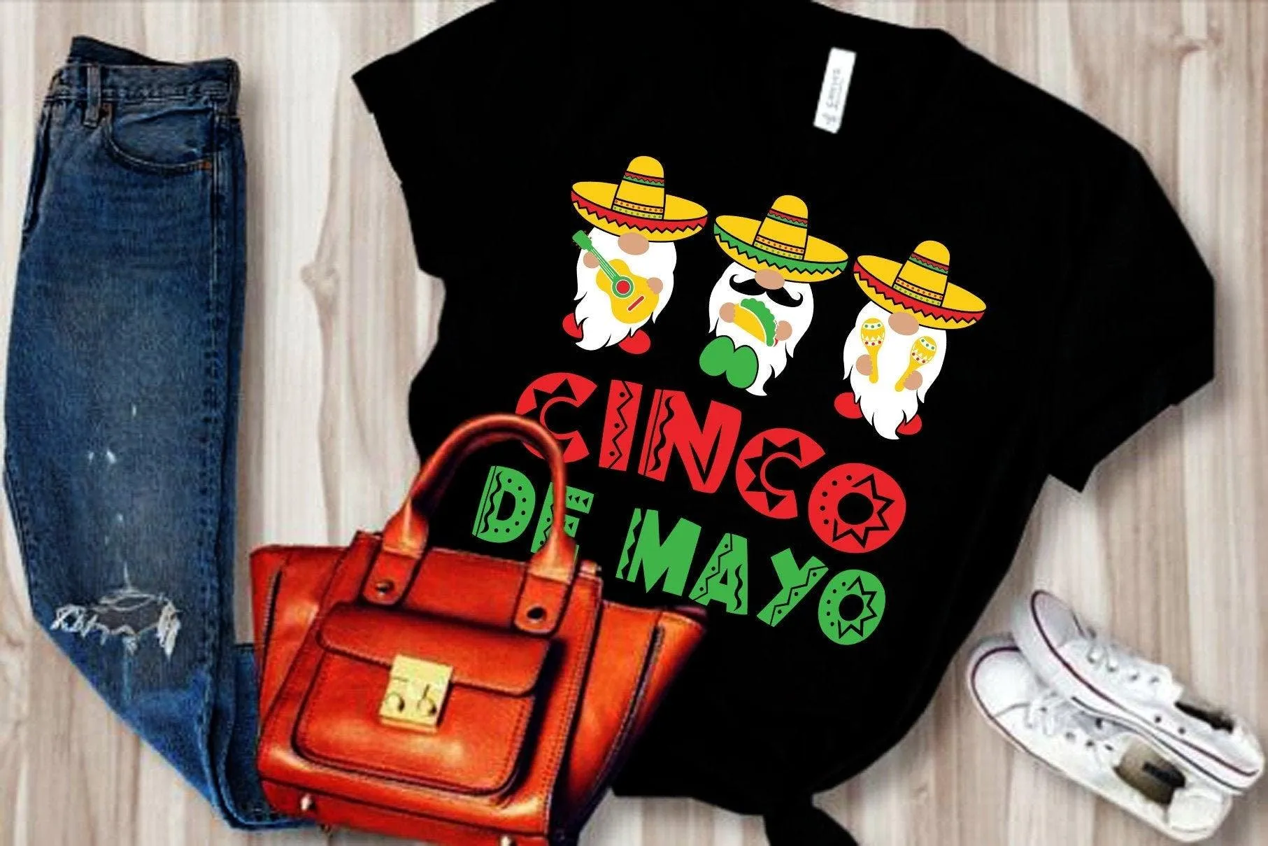 Cinco De Mayo | Guitar T-Shirts, Happy Cinco De Mayo Shirt,Cinco De Mayo Gnomes,Down To Fiesta,Cinco De Mayo Fiesta,Vacation Shi