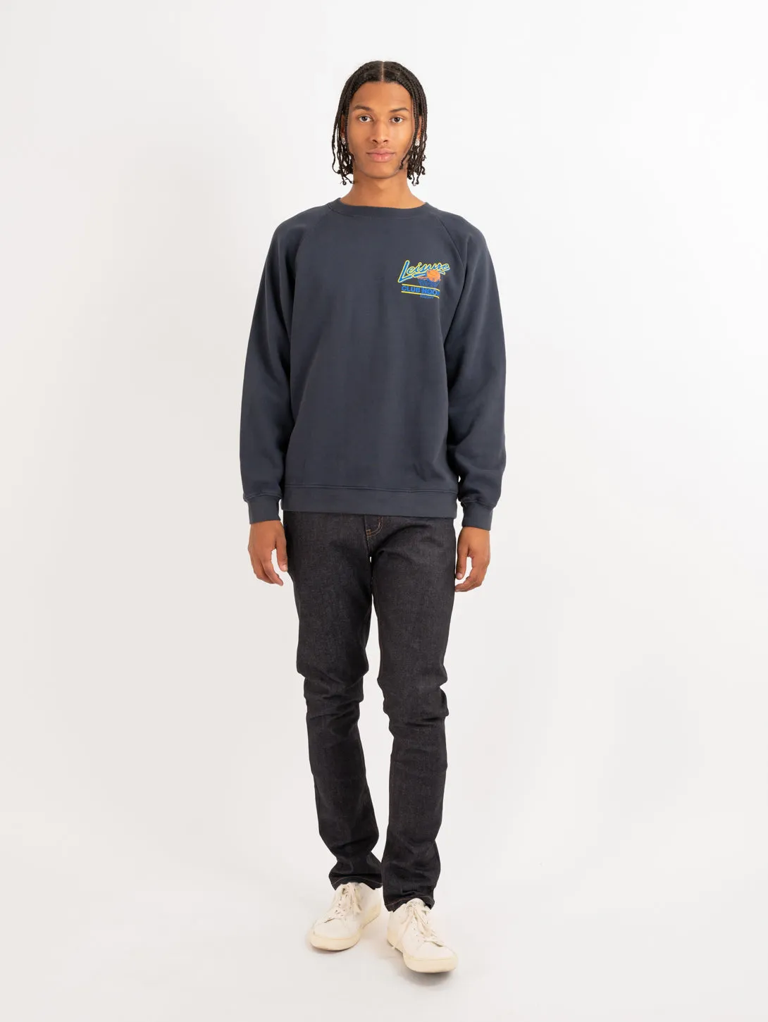 Club Hoops Crew Neck - Navy