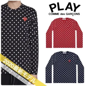 COMME des GARCONS  |Unisex Street Style Long Sleeves Long Sleeve T-shirt Logo