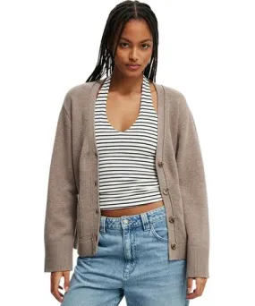 Cotton On Women's Lux V Neck Pocket Cardigan