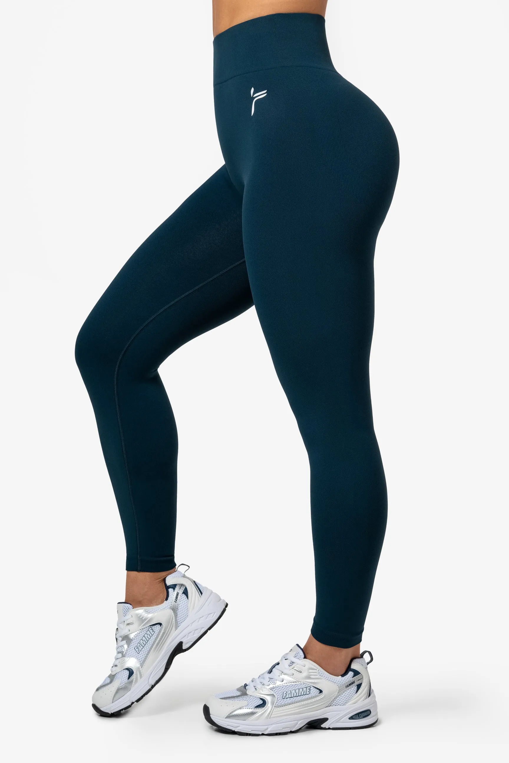 Dark Green Lunge Scrunch Leggings