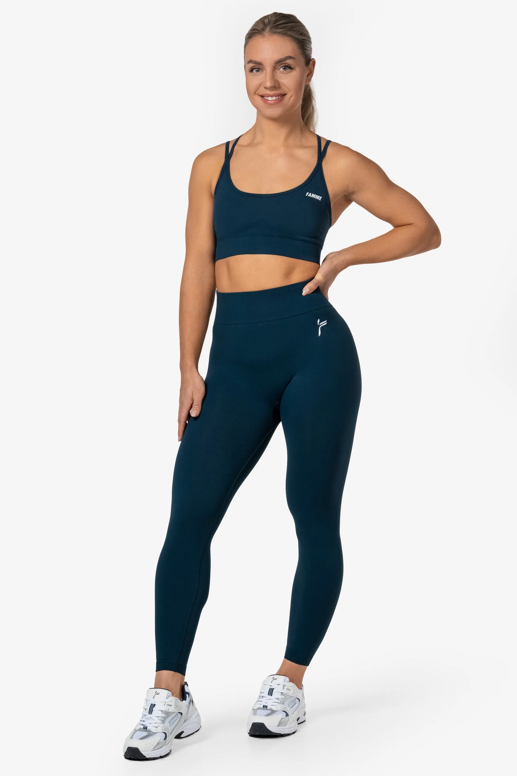 Dark Green Lunge Scrunch Leggings