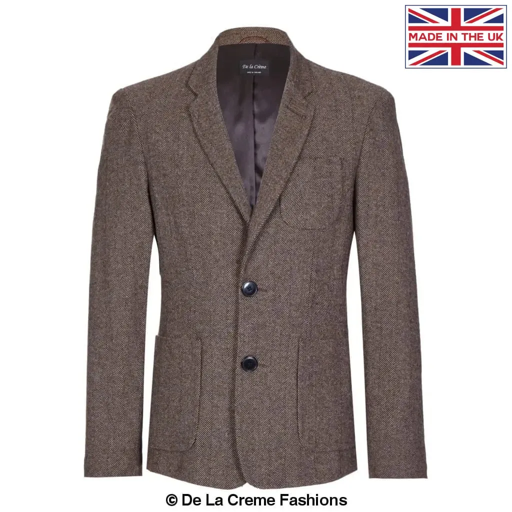 De La Creme MAN - Mens Wool Blend Blazer