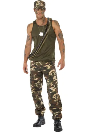 Deluxe Khaki Camo Costume