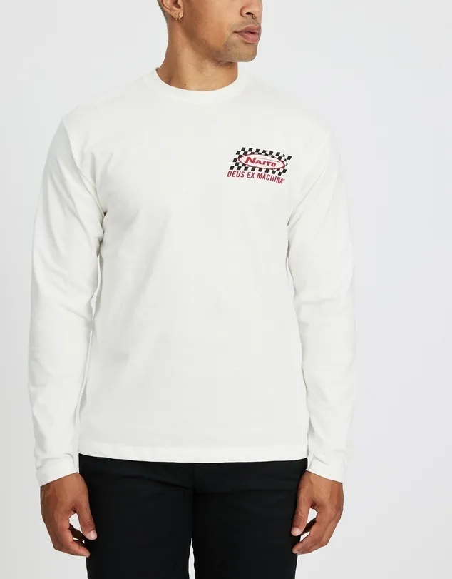 Deus Ex Machina  |Crew Neck Unisex Long Sleeves Plain Cotton