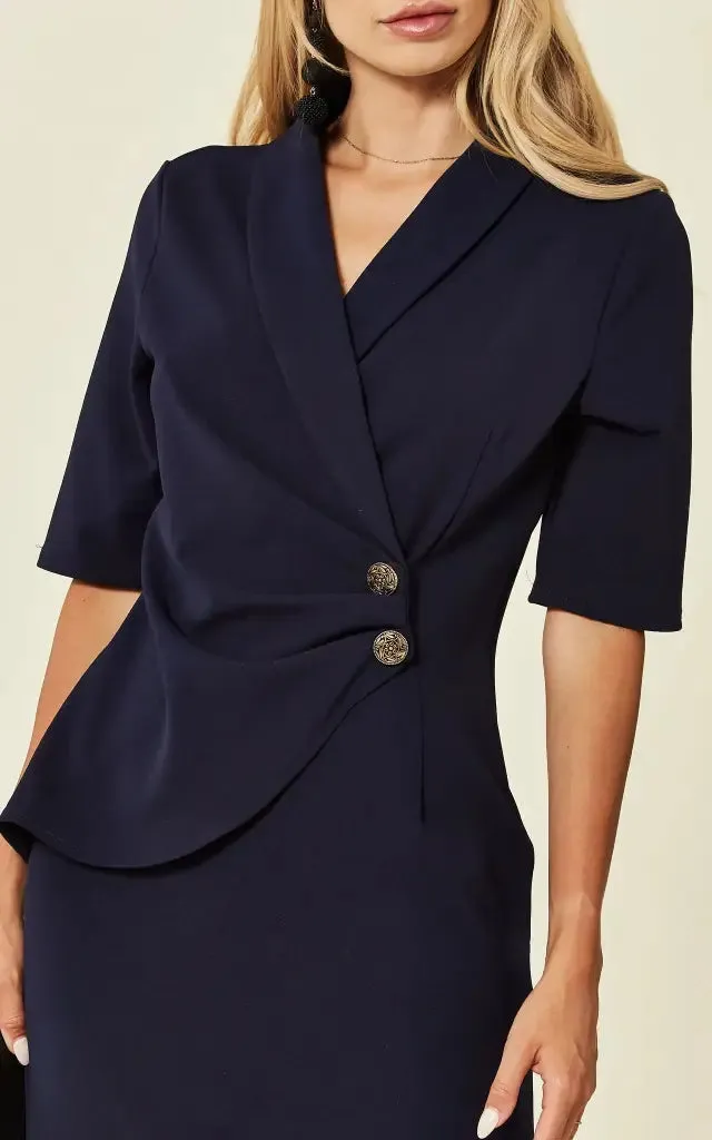 Diane Wrap Blazer Dress