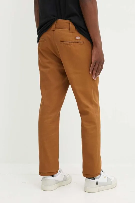 Dickies trousers men's brown color