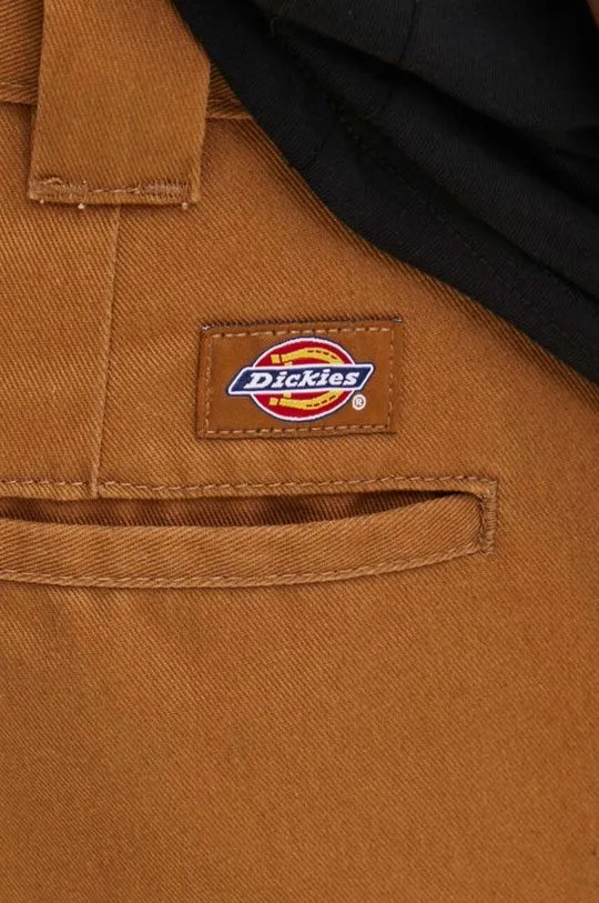 Dickies trousers men's brown color