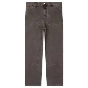 Double Knee Pant - Black Faded