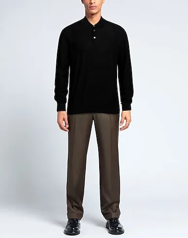 Ermenegildo Zegna  |Pullovers Silk Long Sleeves Plain Oversized Luxury