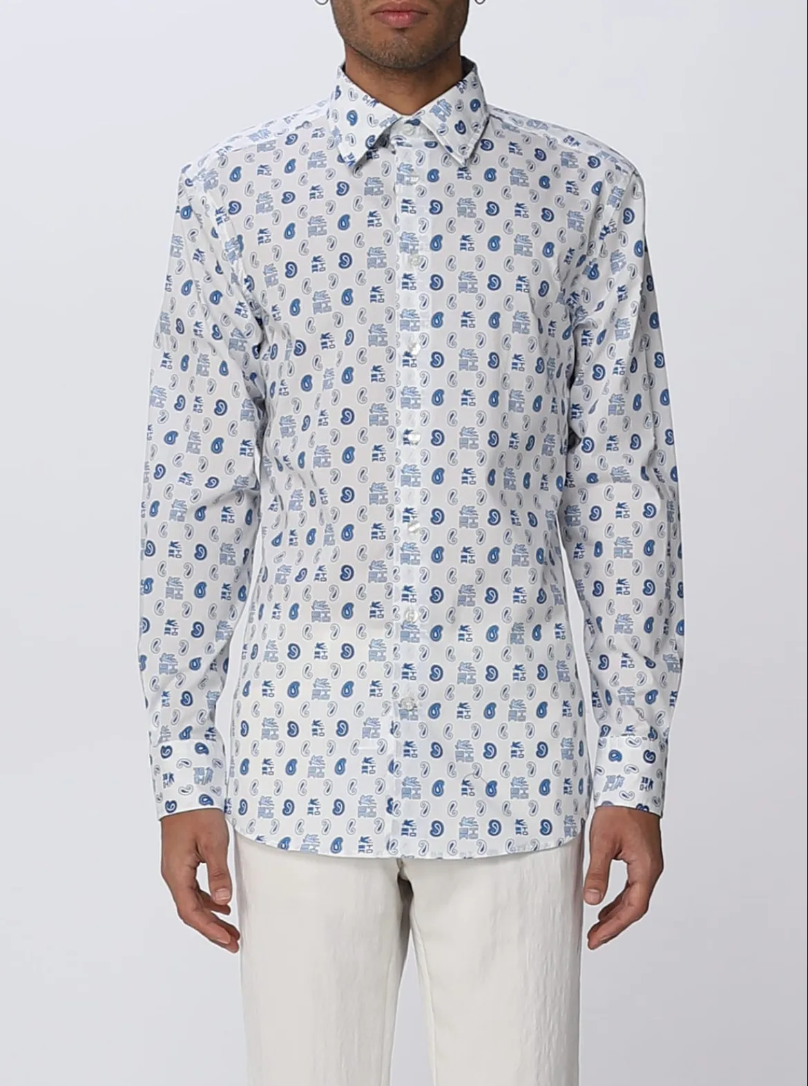 ETRO  |Long Sleeves Cotton Luxury Shirts