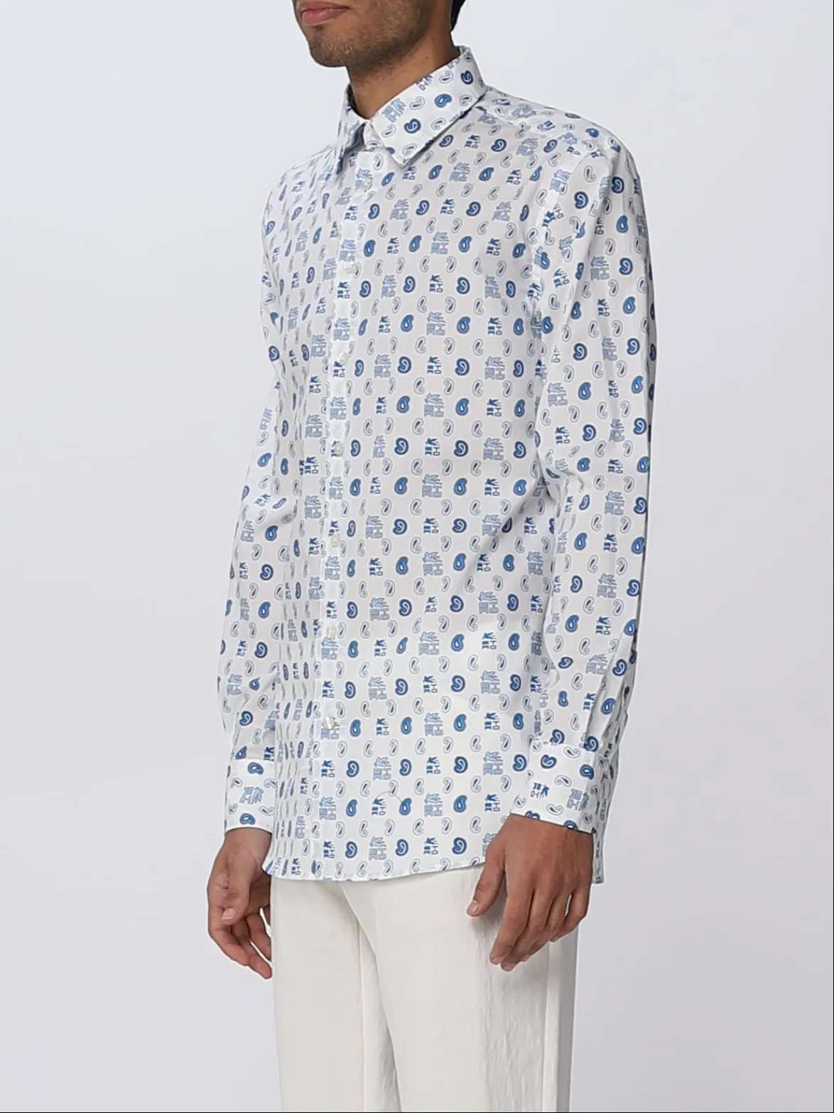 ETRO  |Long Sleeves Cotton Luxury Shirts