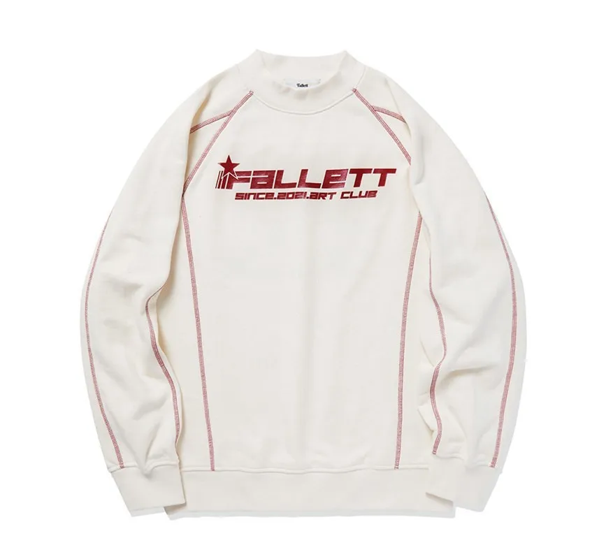 Fallett  |Unisex Street Style Long Sleeves Logo Sweatshirts