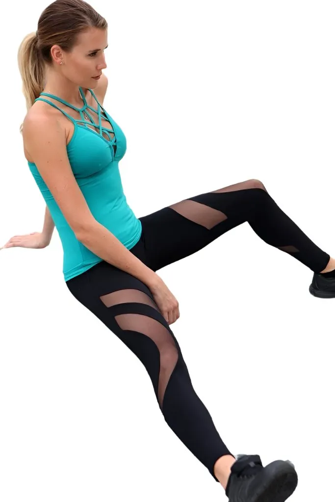 Final Sale! Equilibrium Activewear Long Top LT1106 Olivia Jade