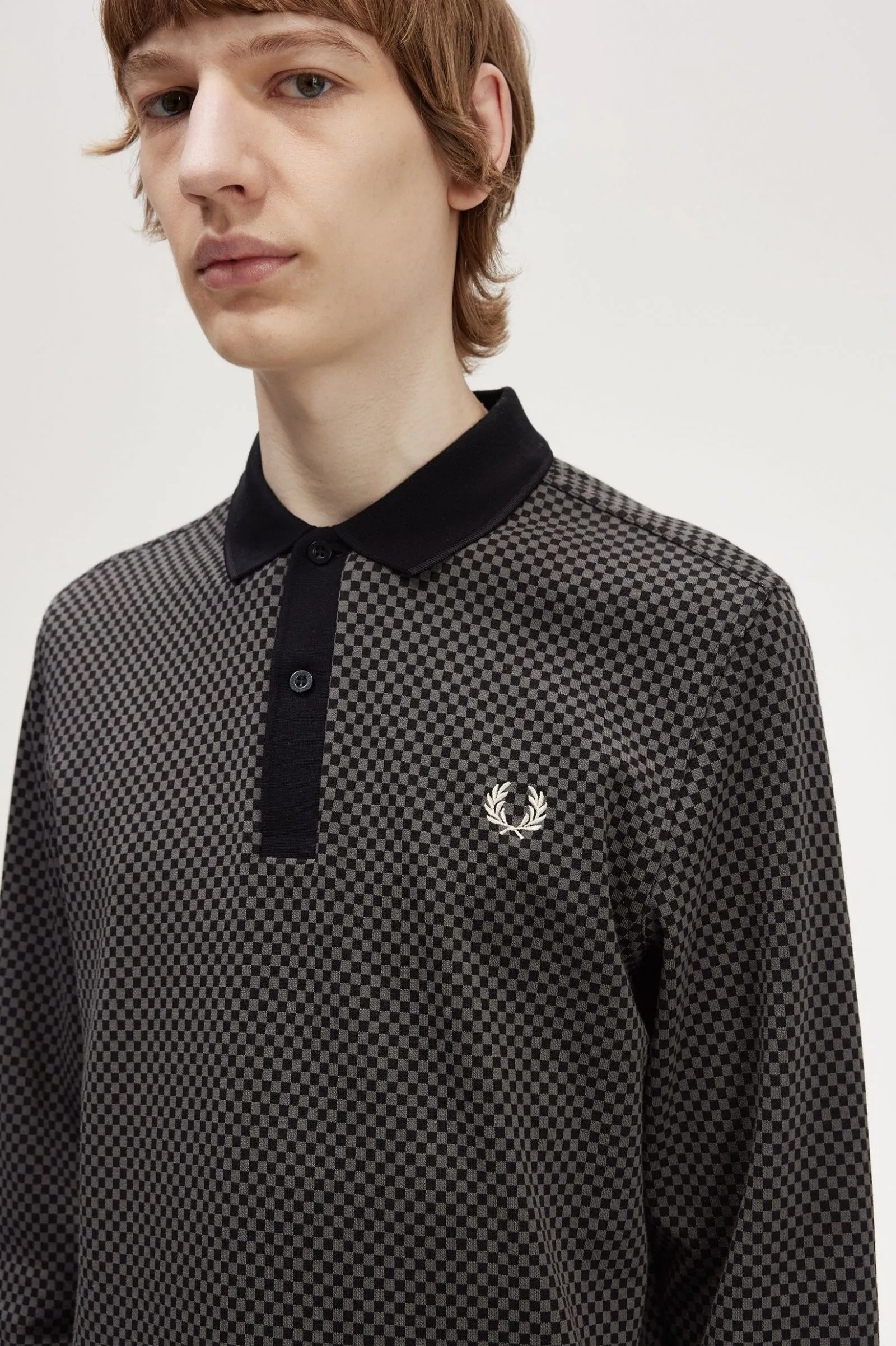 FRED PERRY  |Long Sleeves Logo Polos