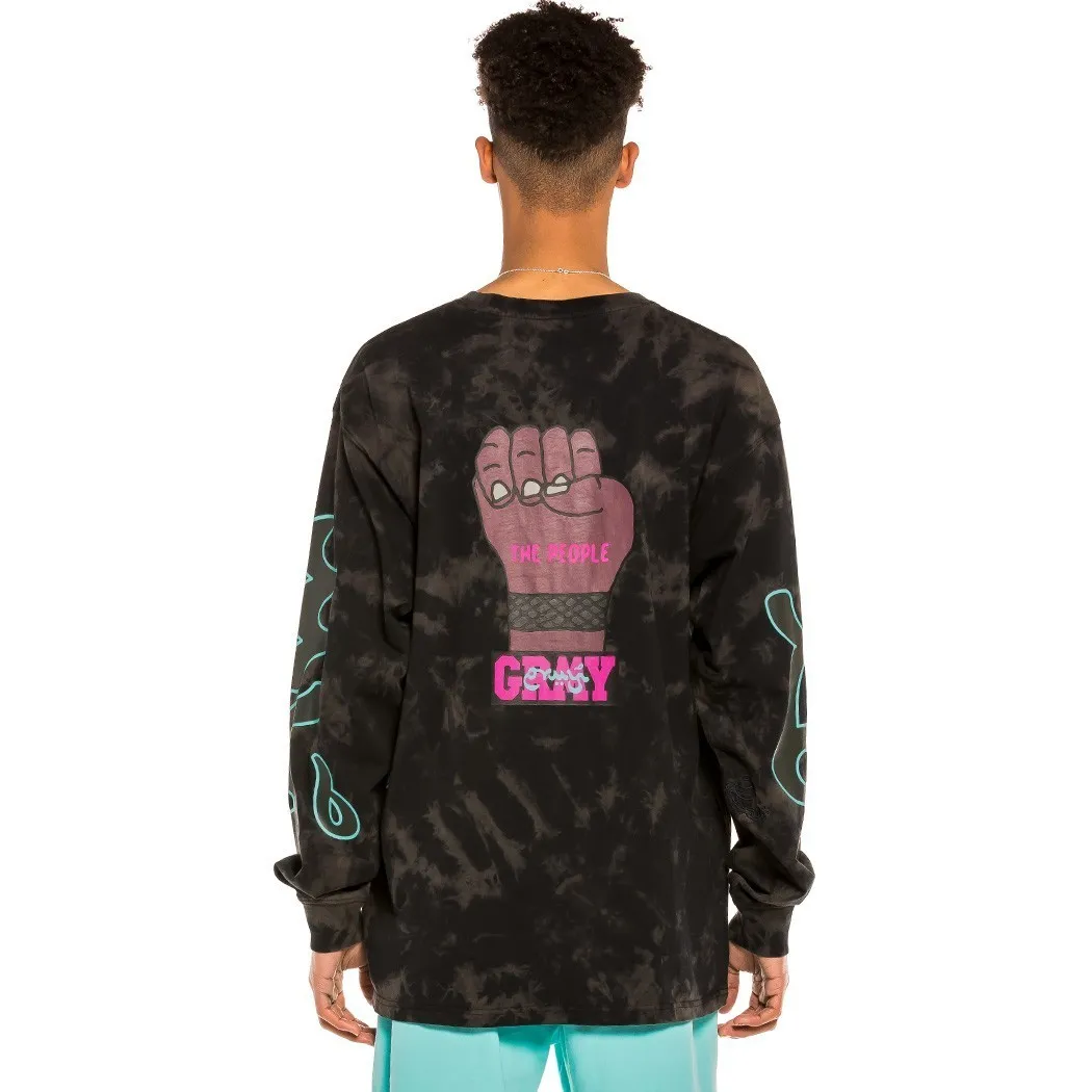 GRIMEY  |Crew Neck Street Style Long Sleeves Cotton