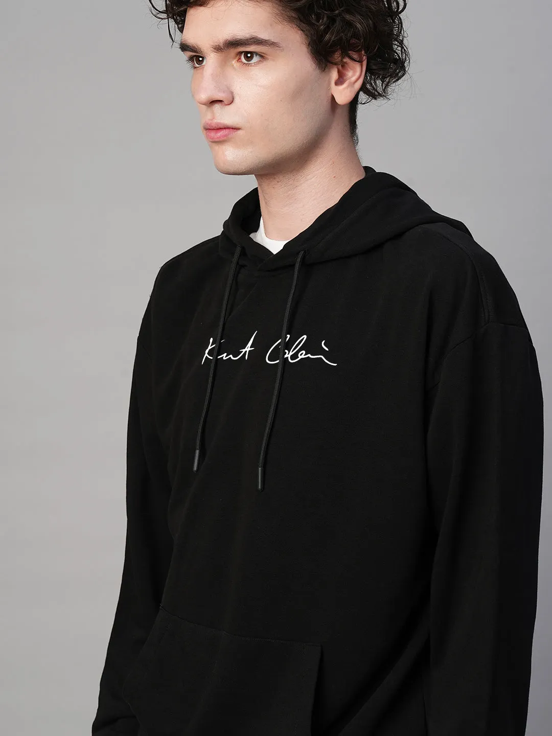 Grunge Is Not Dead Men Drop Shoulder Premium Terry Hoodie