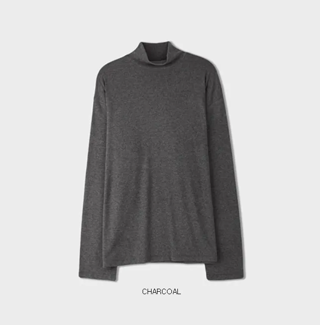 HUE  |Long Sleeves Plain Cotton Tops