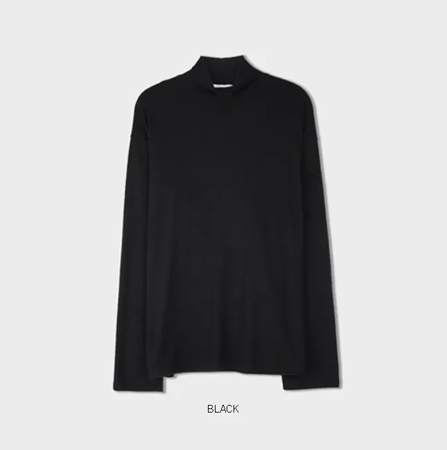 HUE  |Long Sleeves Plain Cotton Tops