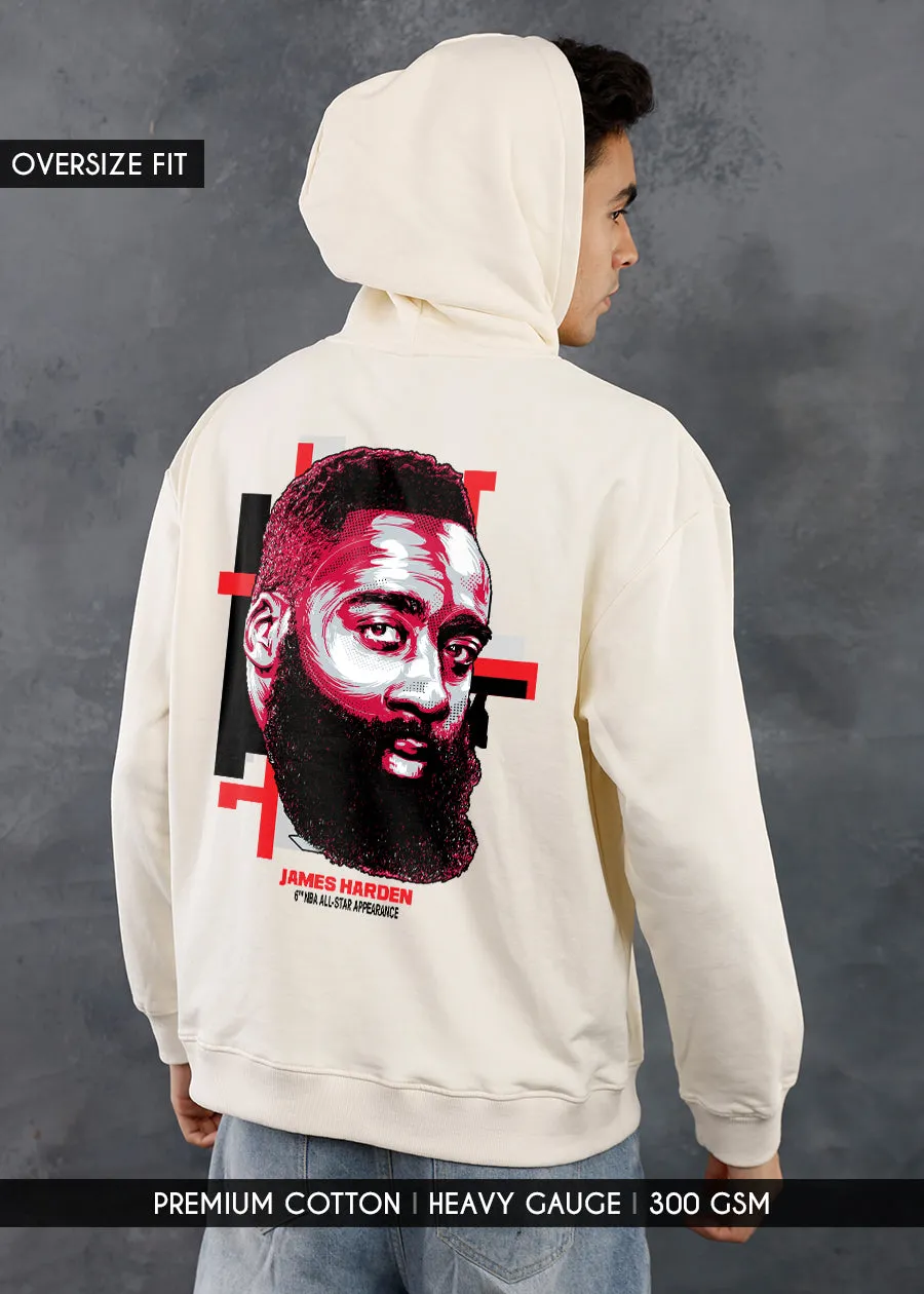 James Harden Men Drop Shoulder Premium Terry Hoodie