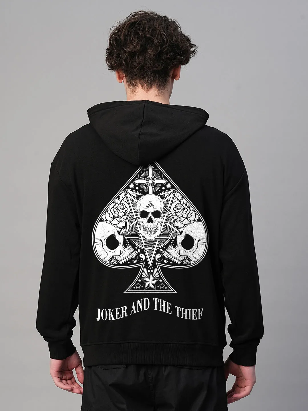 Joker And Thief Men Drop Shoulder Premium Terry Hoodie