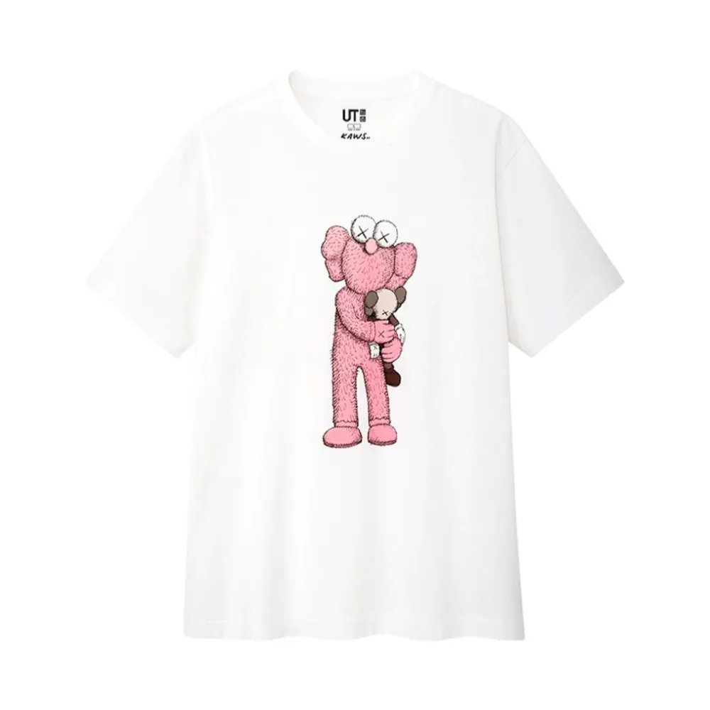 KAWS x Uniqlo Pink BFF Tee